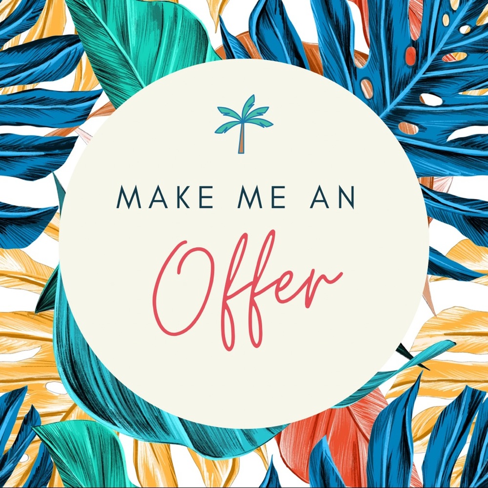 I accept reasonable offers!